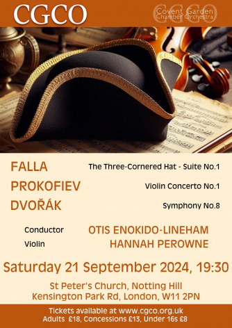 CGCO Plays Falla, Prokofiev and Dvořák CGCO Plays Falla, Prokofiev and Dvořák