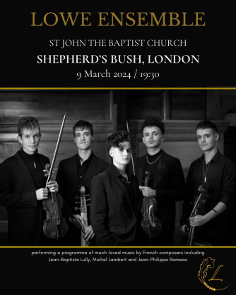 Lowe Ensemble at Shepherd's Bush London Lowe Ensemble at Shepherd's Bush London