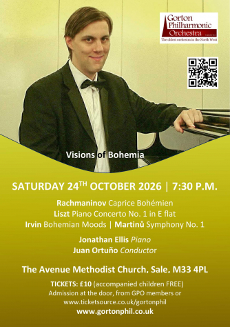 Gorton Philharmonic Orchestra Autumn Concert 2026