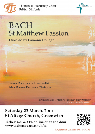 Bach's Matthew Passion | Thomas Tallis Society Bach's Matthew Passion | Thomas Tallis Society