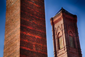 Tower Works Leeds. Italianate architecture based on the iconic Giotto campanile in Florence