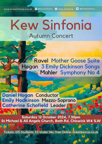 Kew Sinfonia Autumn 2024 Concert Kew Sinfonia Autumn 2024 Concert