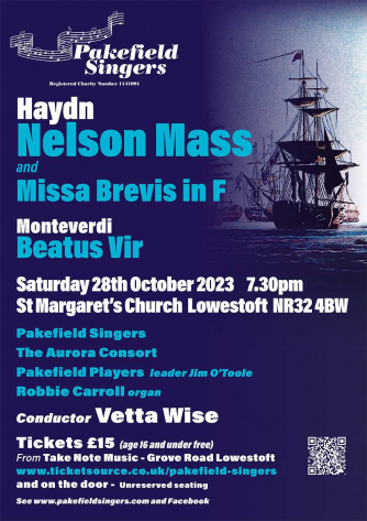 Pakefield Singers present a Haydn Double Bill