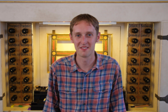 Robert Smith at the 1730 Gottfried Silbermann organ in Glauchau