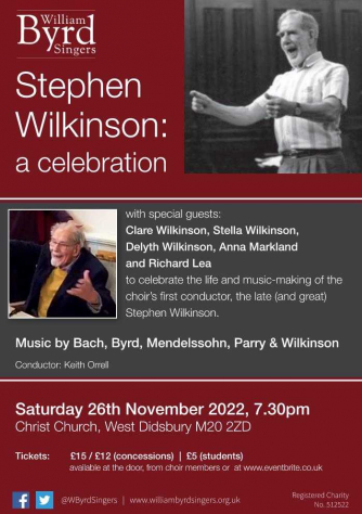 Stephen Wilkinson: a Celebration Stephen Wilkinson: a Celebration