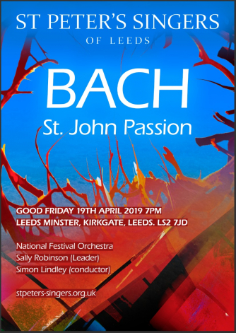Bach - St John Passion - poster