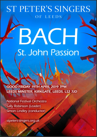 Bach - St John Passion - poster Bach - St John Passion - poster