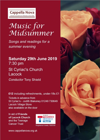 Cappella Nova: Music for Midsummer