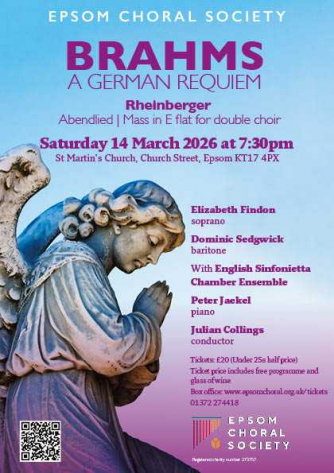 Epsom Choral Society –  Brahms: A German Requiem