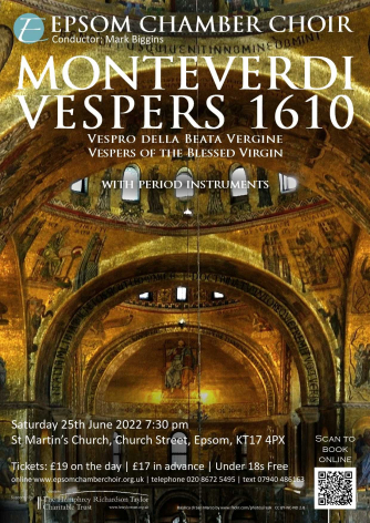 Monteverdi Vespers 1610 Summer Concert Monteverdi Vespers 1610 Summer Concert