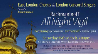 Rachmaninov: All Night Vigil (Vespers) Rachmaninov: All Night Vigil (Vespers)