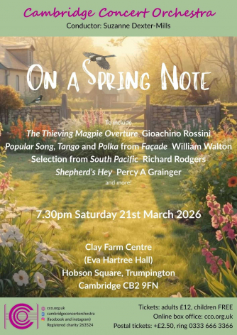 On a Spring Note – Cambridge Concert Orchestra