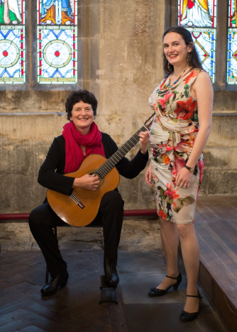 Sue Whittaker (Guitar) and Katie Gilbert (Soprano)