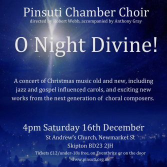 Pinsuti Chamber Choir presents: “O Night Divine!” Pinsuti Chamber Choir presents: “O Night Divine!”