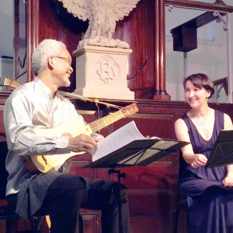 Din and Carmel with vihuela