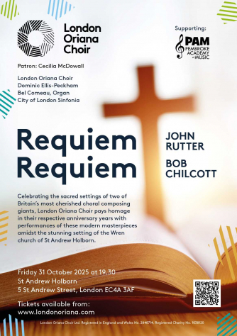 Requiem: John Rutter; Requiem: Bob Chilcott Requiem: John Rutter; Requiem: Bob Chilcott
