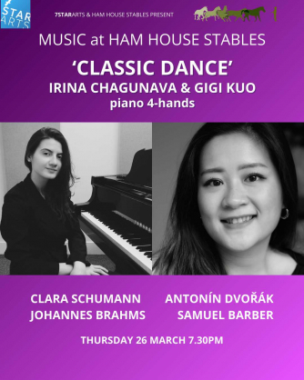 Music at Ham House Stables - Classic Dance, piano 4-hands