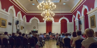 Concert in Central Hall at Darlington's Dolphin Centre Concert in Central Hall at Darlington's Dolphin Centre