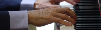 Pianist's hands. Photo credit: Phil Channing Pianist's hands. Photo credit: Phil Channing