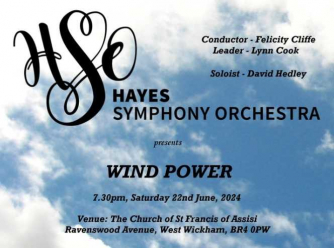 Hayes Symphony Orchestra: ‘Wind Power’ Hayes Symphony Orchestra: ‘Wind Power’