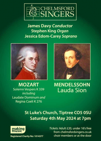 Chelmsford Singers Spring Concert Chelmsford Singers Spring Concert