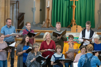Abbeydale Singers in rehearsal Abbeydale Singers in rehearsal