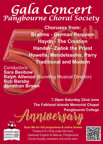 50th Anniversary of Pangbourne Choral Society 50th Anniversary of Pangbourne Choral Society
