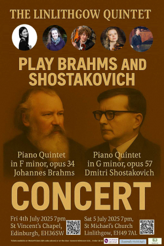 The Linlithgow Quintet plays Brahms and Shostakovich The Linlithgow Quintet plays Brahms and Shostakovich