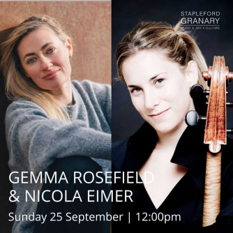 Gemma Rosefield and Nicola Eimer Gemma Rosefield and Nicola Eimer