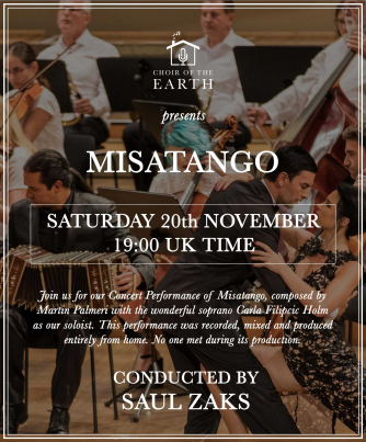 Poster for Choir of the Earth presents Misatango