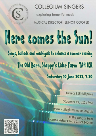 Collegium Singers Concert. Here comes the Sun! Collegium Singers Concert. Here comes the Sun!