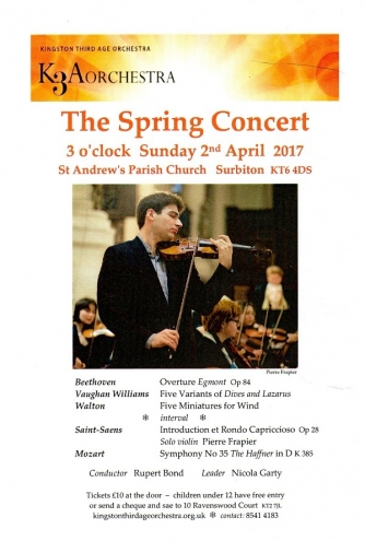 2017 Spring concert flyer 2017 Spring concert flyer