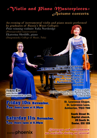 Autumn concert series