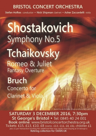 Bristol Concert Orchestra at St George's Bristol 3 Dec 2016