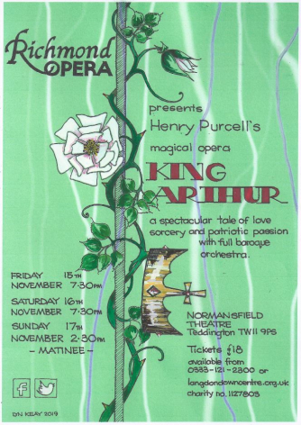 Green flier for King Arthur - crown on rose
