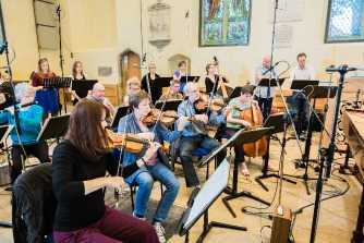 Members of the Yorkshire Baroque Soloists performing in the National Centre for Early Music in York Members of the Yorkshire Baroque Soloists performing in the National Centre for Early Music in York