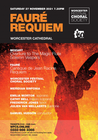 Worcester Festival Choral Society Faure Requiem concert 27 November 2021