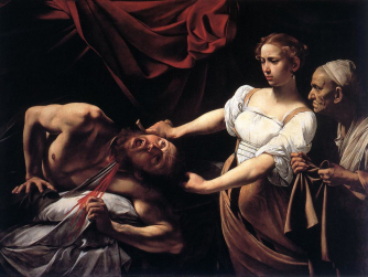 Caravaggio's painting of Judith beheading Holofernes
