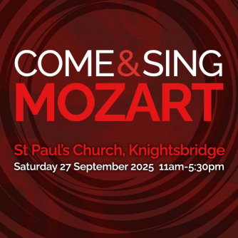 Come and Sing Mozart 'Mass in C minor' Come and Sing Mozart 'Mass in C minor'