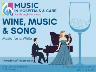 Music in Hospitals & Care brings live music to people in hospitals, hospices, care homes and community settings.  They offer something