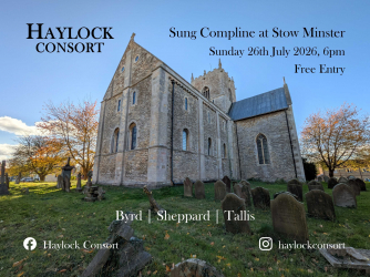 Sung Compline at Stow Minster