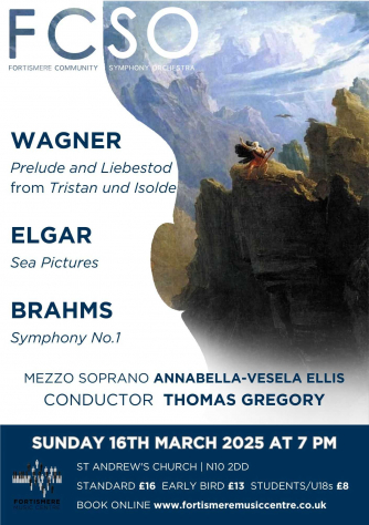 Fortismere Community Symphony Orchestra concert on 16th March Fortismere Community Symphony Orchestra concert on 16th March