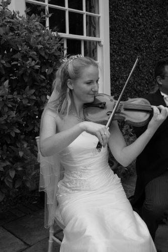 Lynn Sinclair who leads the second violin section