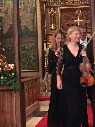 Sylvia Eisermann, violin, Julia Dräger, violin, Jon Booth, piano
