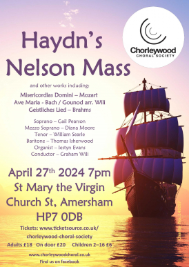 Chorleywood Choral Society - Haydn's Nelson Mass