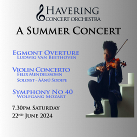 Havering Concert Orchestra's Summer Concert