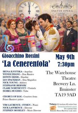Exeter Opera Group presents G. Rossini's opera 'La Cenerentola'