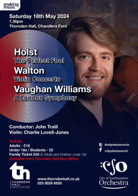 Holst, Walton and Vaughan Williams | City of Southampton Orchestra