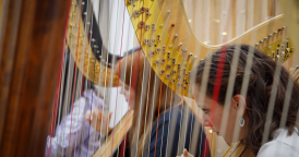 Harpists from Royal Birmingham Conservatoire