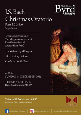 Flyer for Christmas Oratorio